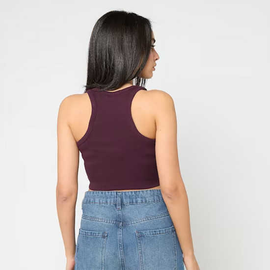 Karl Kani Γυναικεία αμάνικη μπλούζα Small Signature Essential Racer Rib Top
